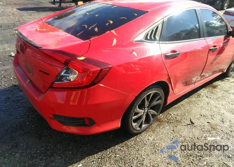 2019 Honda Civic Sport из США, поврежденный, VIN 2HGFC2F80KH560305